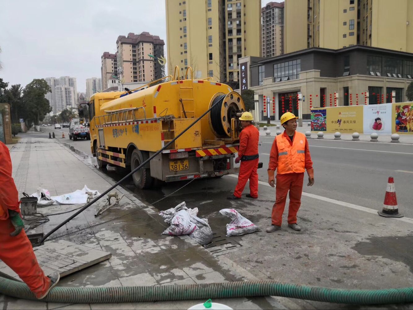凌云排污管道清淤-管道清洗